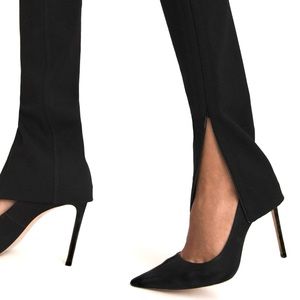 TWO Pairs, Something Navy, High Waisted Pointe Leggings (Navy and Tan), Size M